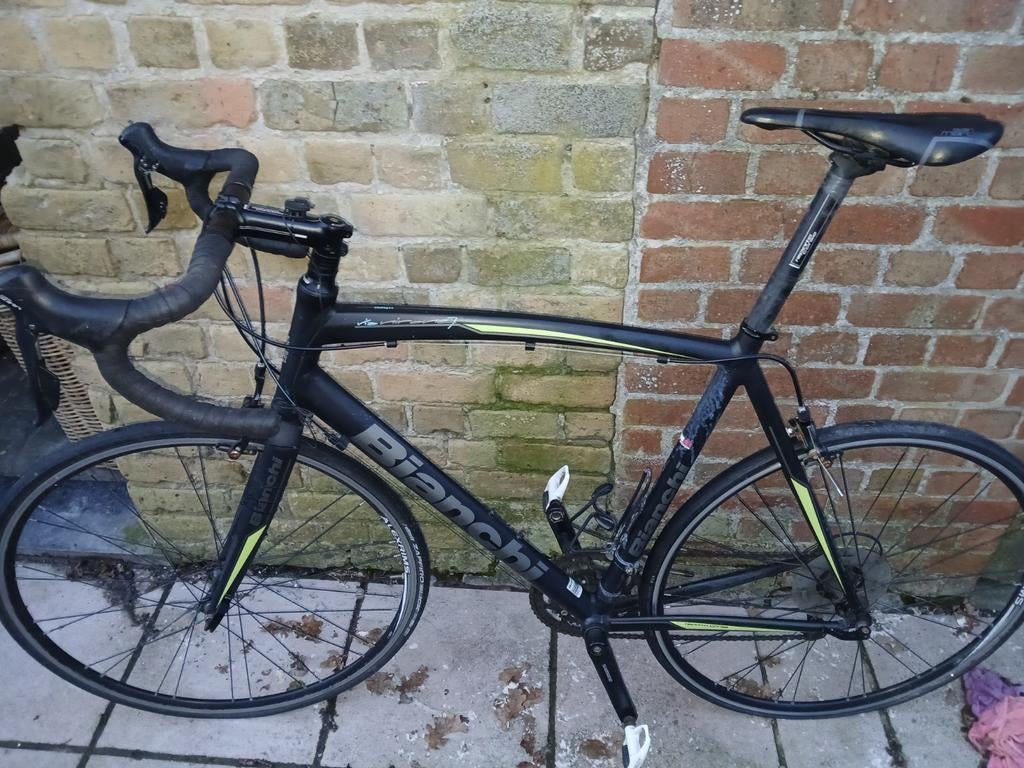 Bianchi koersfiets, Heren, Aluminium, Zo goed als nieuw, 15 tot 20 versnellingen