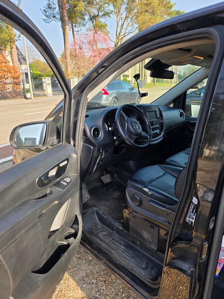 Mercedes vito 116cdi automaat 9zit leder, Auto's, Automaat, Achterwielaandrijving, 4 cilinders, Zwart