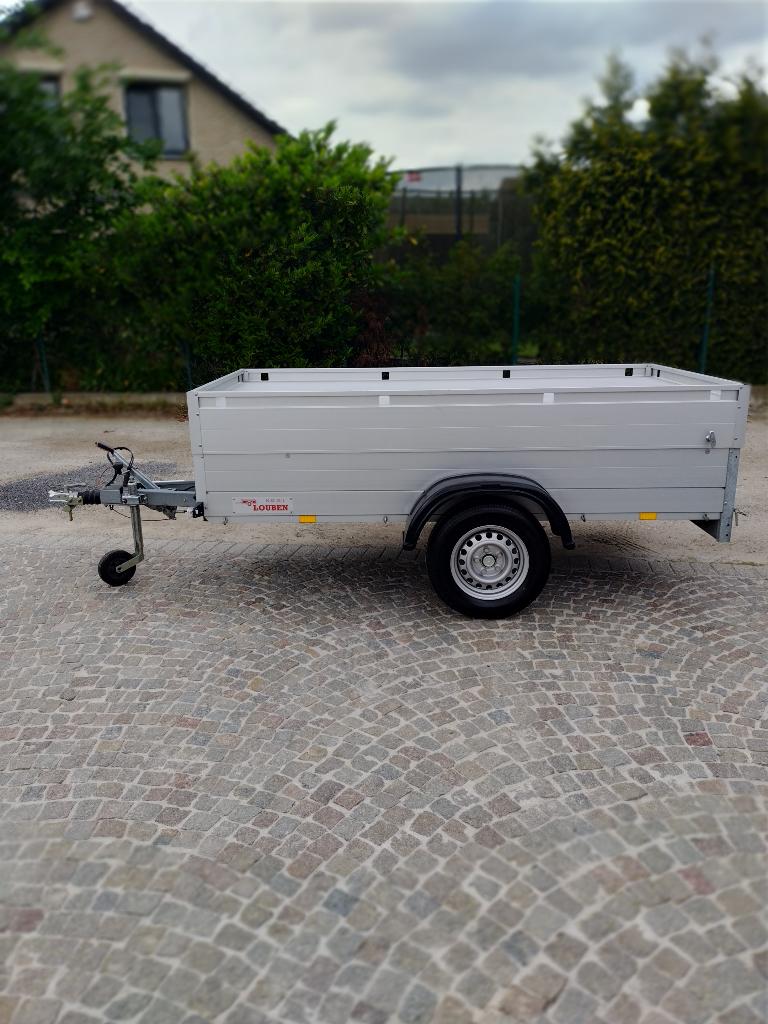 Anssems multifunctionele afsluitbare aanhangwagen geremd, Ophalen, Zo goed als nieuw