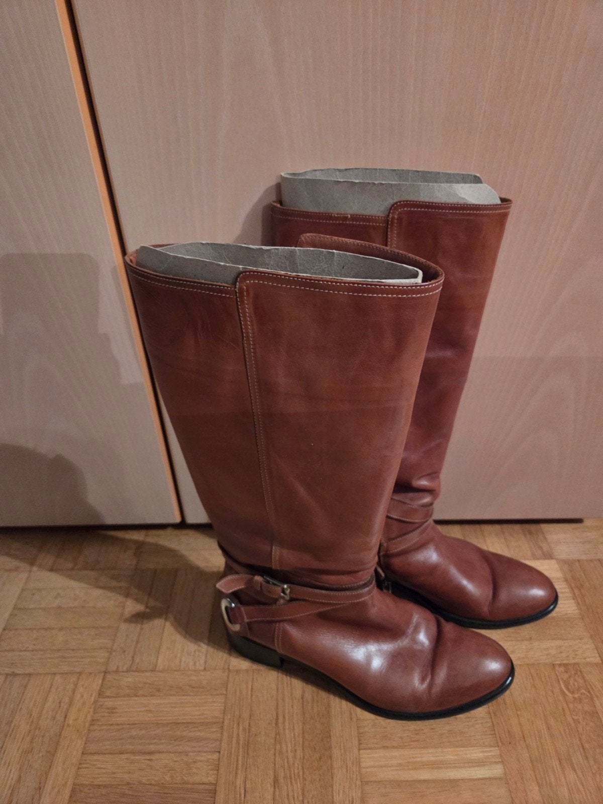 laarzen licht bruin 40, Kleding | Dames, Hoge laarzen, Bruin, Ophalen of Verzenden, Gedragen