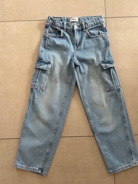 Jeansbroek Only maat 128, Meisje, Ophalen of Verzenden, Zo goed als nieuw, ONLY