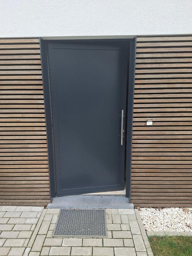porte entrée aluminium de 2023, 75 à 150 cm, Aluminium, Comme neuf, Enlèvement