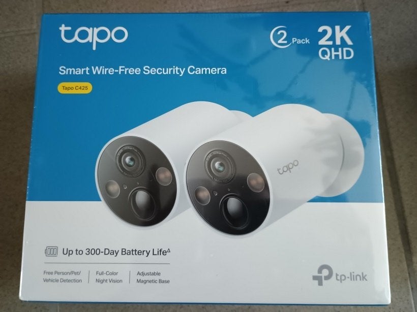 Tapo C425 kit, TV, Hi-fi & Vidéo, Caméras de surveillance, Enlèvement ou Envoi, Neuf, Caméra extérieure