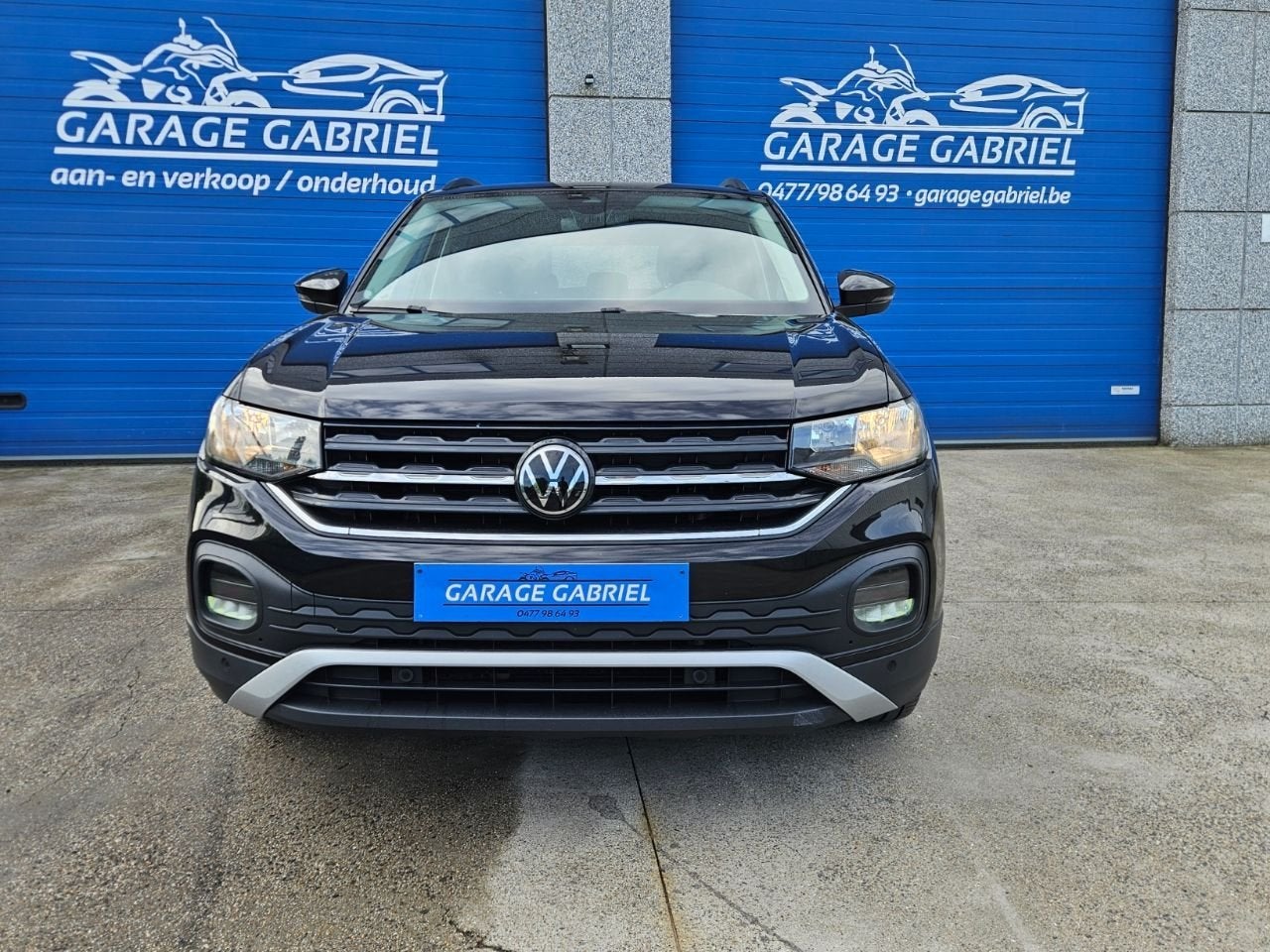 Volkswagen T-Cross (bj 2022), Auto's, Volkswagen, Voorwielaandrijving, Gebruikt, Zwart, Bedrijf