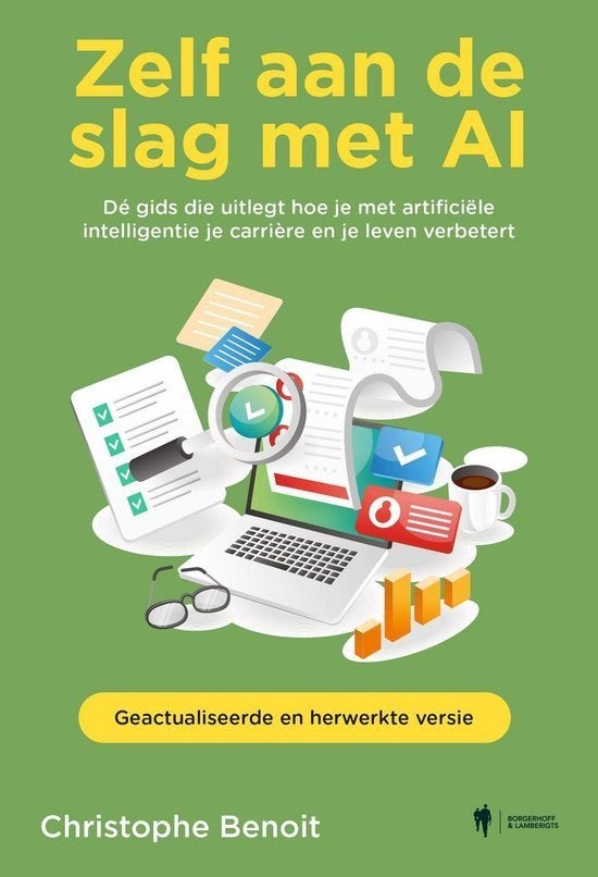 boek over het gebruik van Artificiële Intelligentie (AI), Ophalen of Verzenden, Zo goed als nieuw, Software, Christophe Benoit