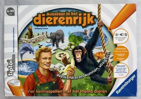 Le jeu Ravensburger Tiptoi Adventure in the Animal Kingdom e, Hobby & Loisirs créatifs, Jeux de société | Jeux de plateau, Comme neuf