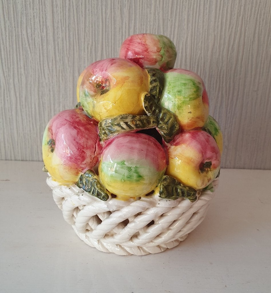 Pyramide de pommes en céramique  - Très bon état !, Enlèvement ou Envoi