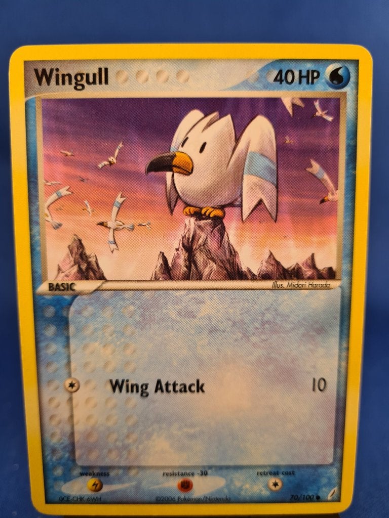 Wingull 70/100 - Crystal Guardians, Hobby en Vrije tijd, Verzamelkaartspellen | Pokémon, Gebruikt, Verzenden