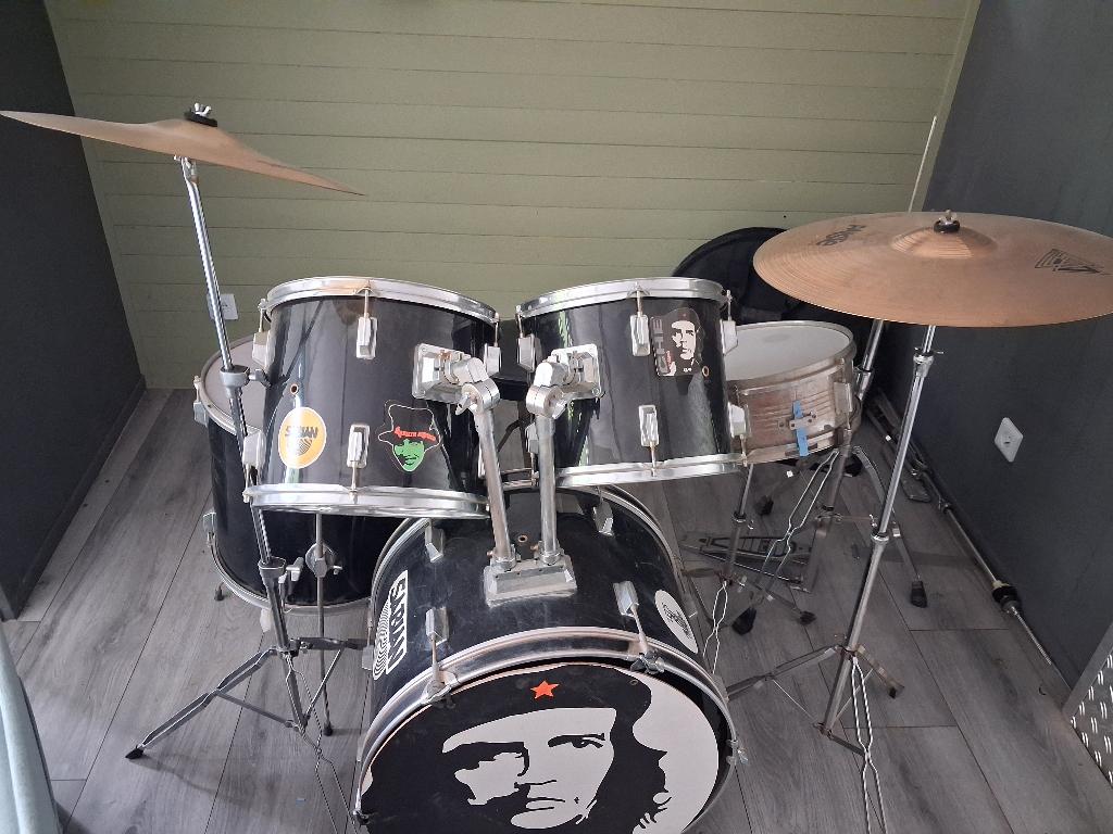 Drumstel, Muziek en Instrumenten, Drumstellen en Slagwerk, Ophalen, Gebruikt, Overige merken
