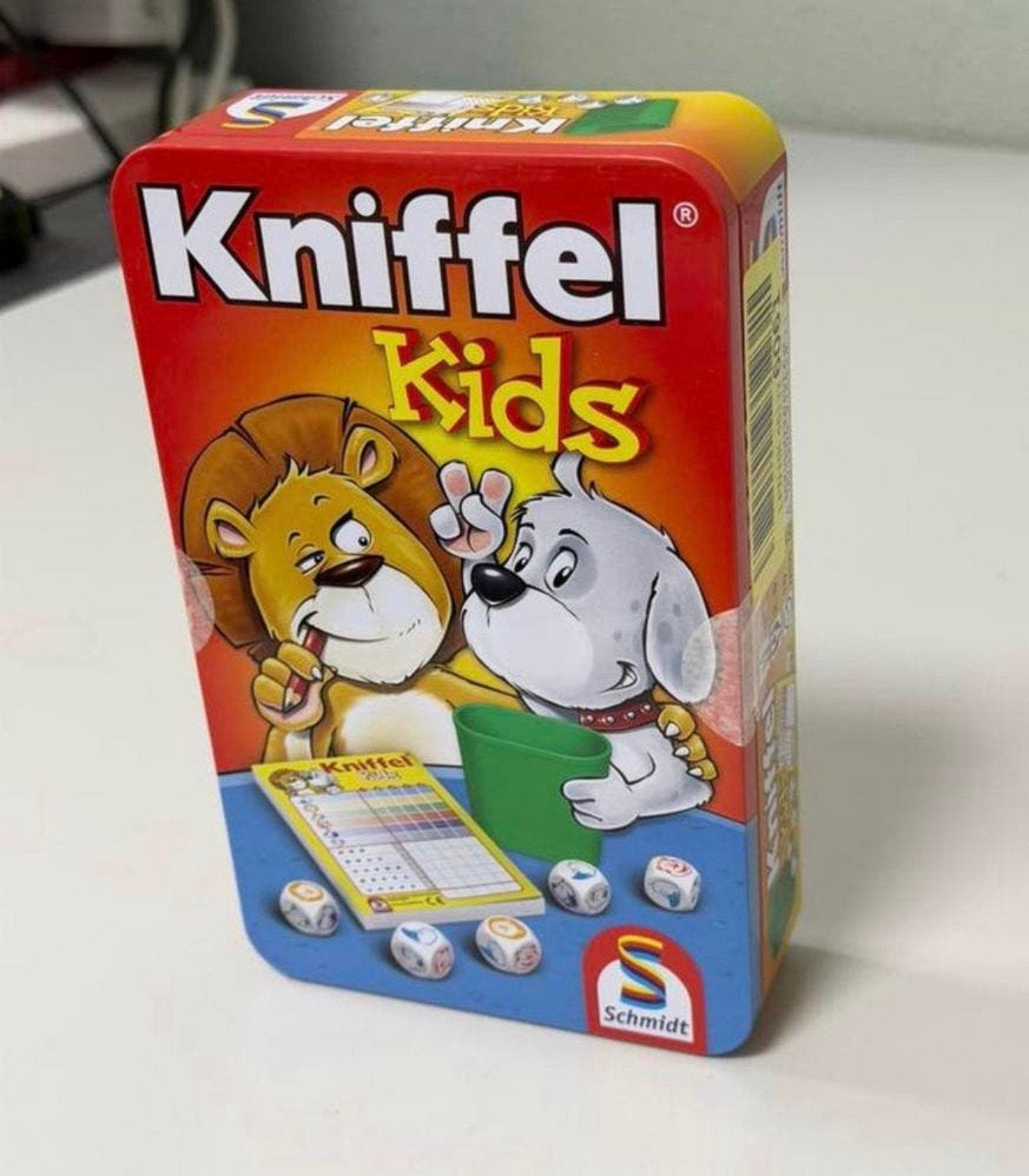 Jeu de dés conserve Schmidt game Kniffel pour enfants (5+), Enlèvement ou Envoi, Neuf