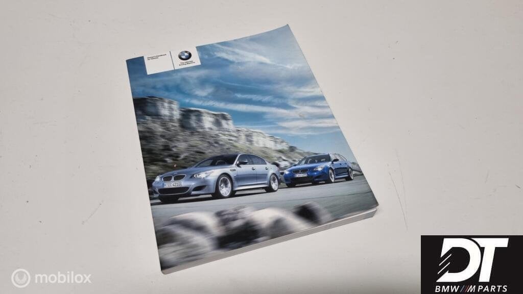 Instructieboekje BMW M5 E60 LCI E61 S85 V10 Engels talig, Enlèvement ou Envoi, Utilisé, BMW, BMW