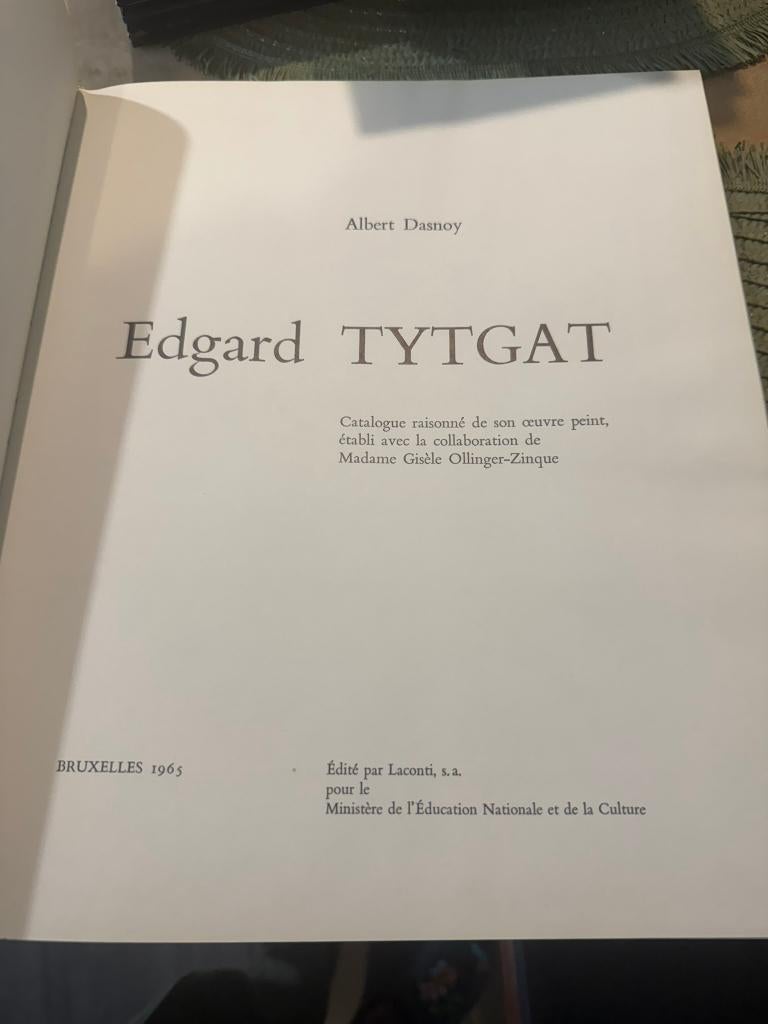 Edgard Tytgat - Albert Dasnoy *1965*, Boeken, Gelezen, Albert Dasnoy, Ophalen of Verzenden, Schilder- en Tekenkunst
