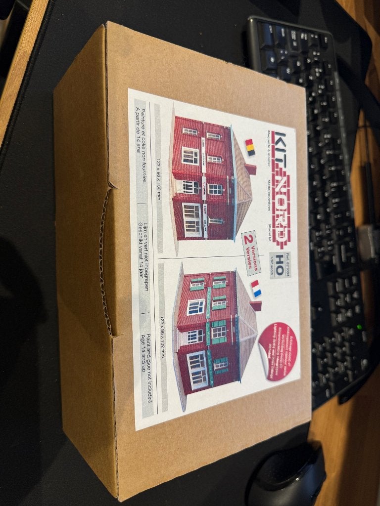 NORD KIT 871004 — Café du Nord — Belgisch/Frans H0-model, Verzenden, Nieuw, Brug, Tunnel of Gebouw