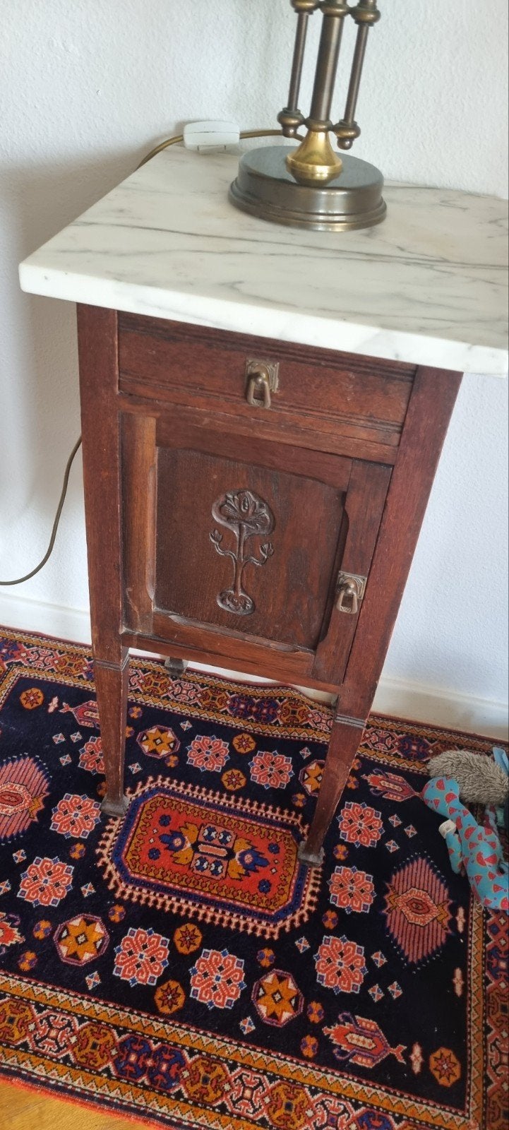 Meuble d'appoint- plaque en marbre, Enlèvement ou Envoi