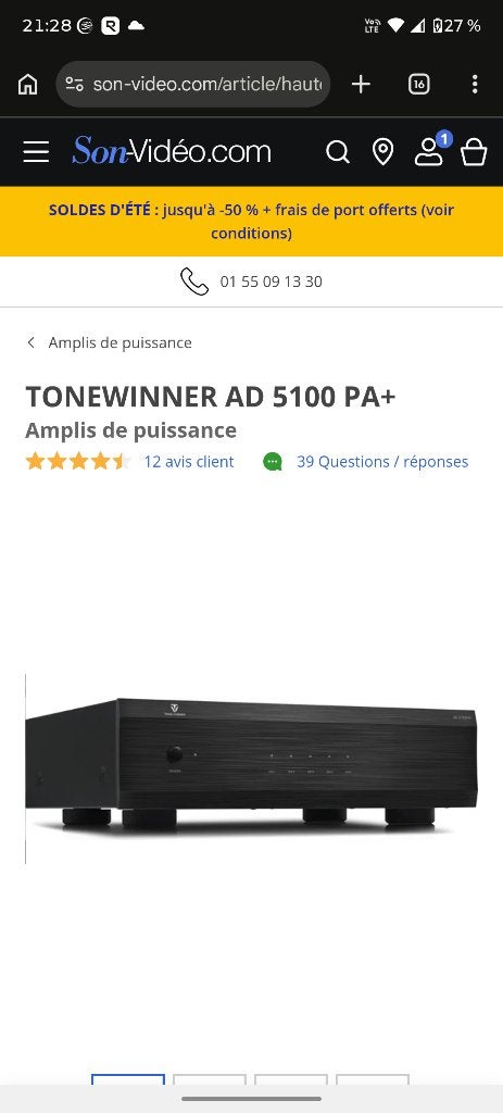 Ampli de puissance tonewinner 350, TV, Hi-fi & Vidéo, Amplificateurs & Ampli-syntoniseurs, Neuf, Autres marques, Enlèvement ou Envoi
