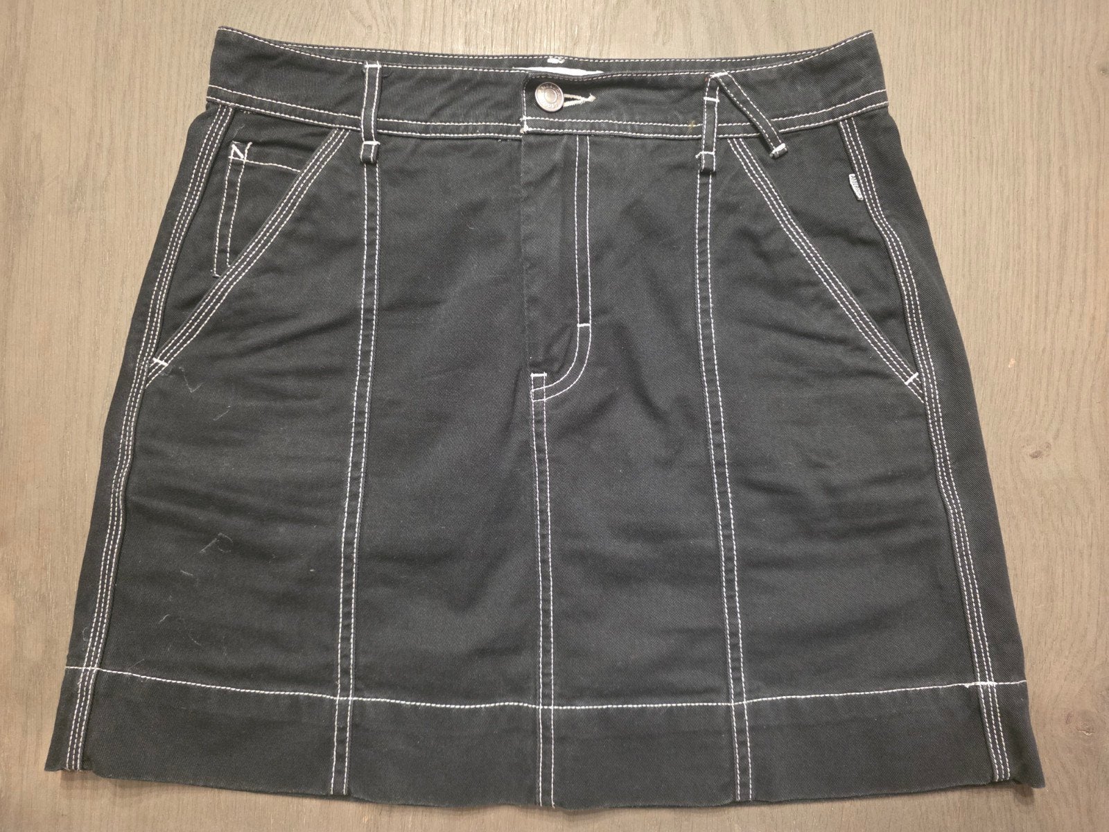 Jeansrok america today, Ophalen, Wit, Maat 36 (S), America Today