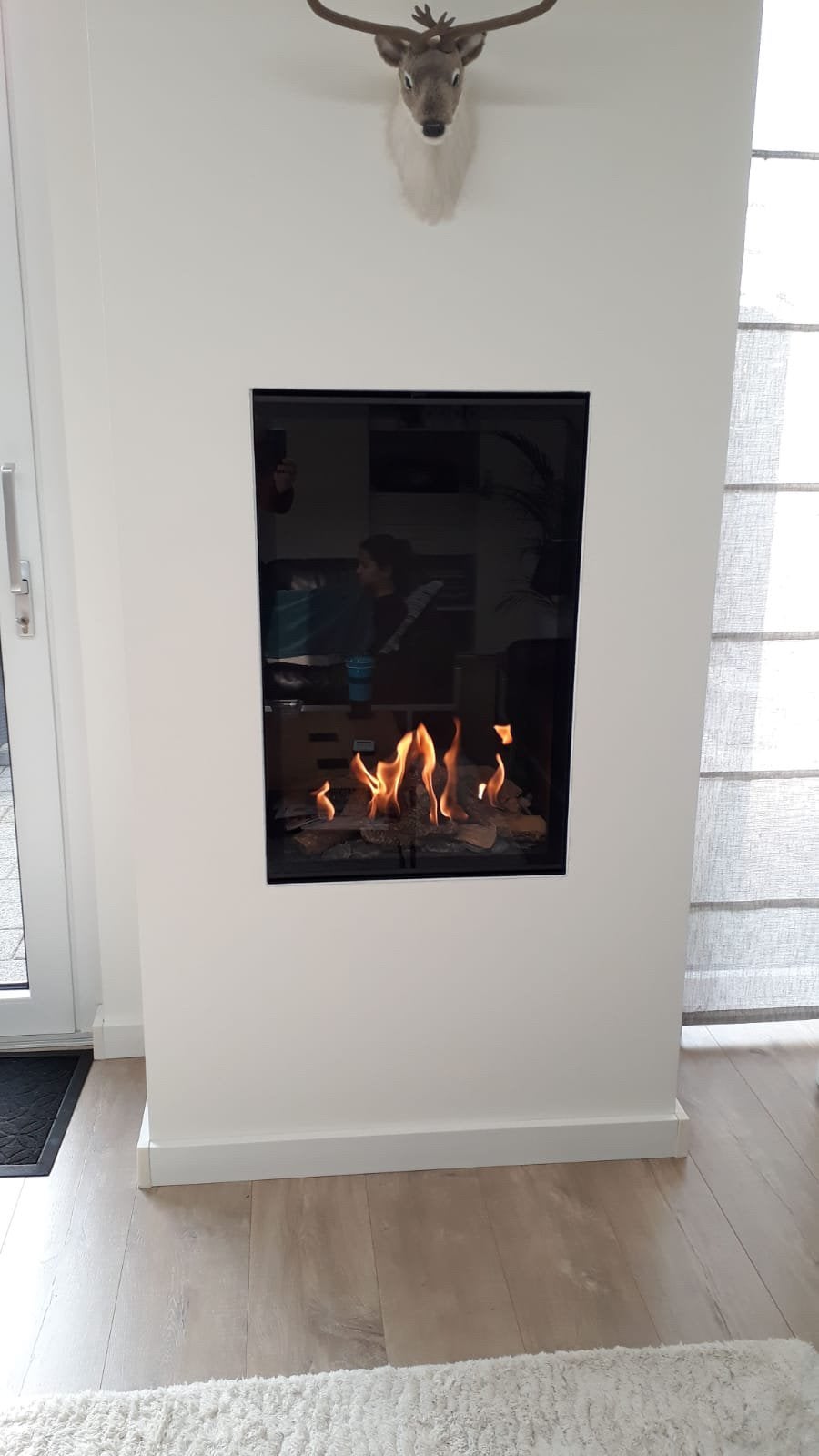 Gashaard, Maison & Meubles, Enlèvement, Comme neuf, Encastré, Cheminée au gaz
