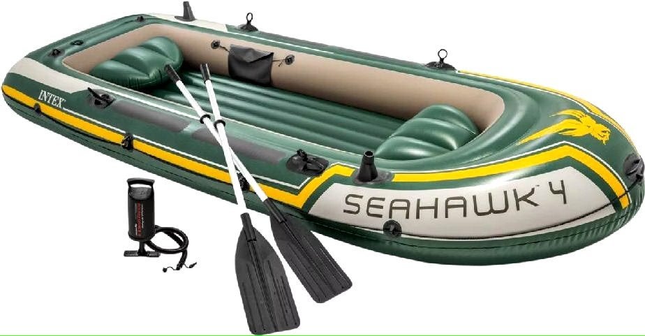 Intex seahawk 4, Sports nautiques & Bateaux, Canoës, Enlèvement, Avec pagaies