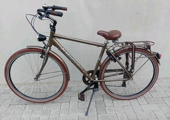 Alu herenfiets Oxford Negro 7speed maat50 NIEUWPRIJS 680€ 🚴, Autres marques, Vitesses, Frein sur jante, 49 à 53 cm