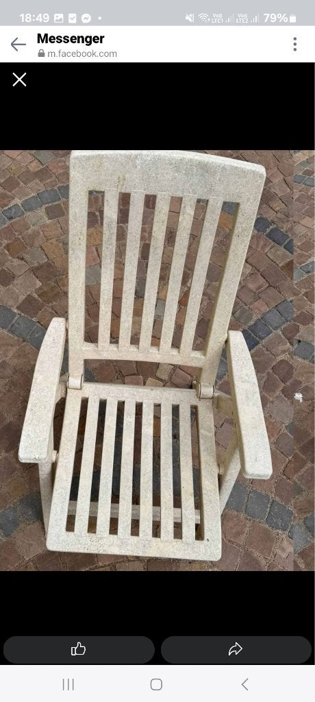 Prix 10 euro  Chaise de jardin bonne état à ransart, Maison & Meubles, Enlèvement