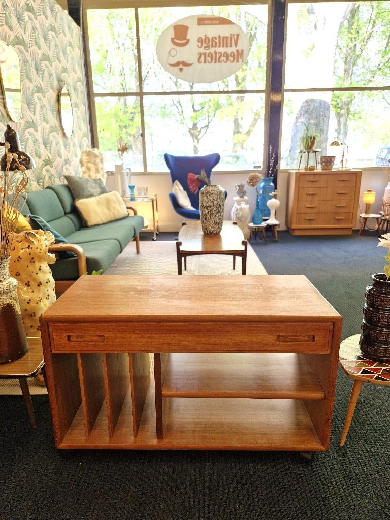 Deens design audiomeubel Dyrlund 70s, Huis en Inrichting, Ophalen, Gebruikt