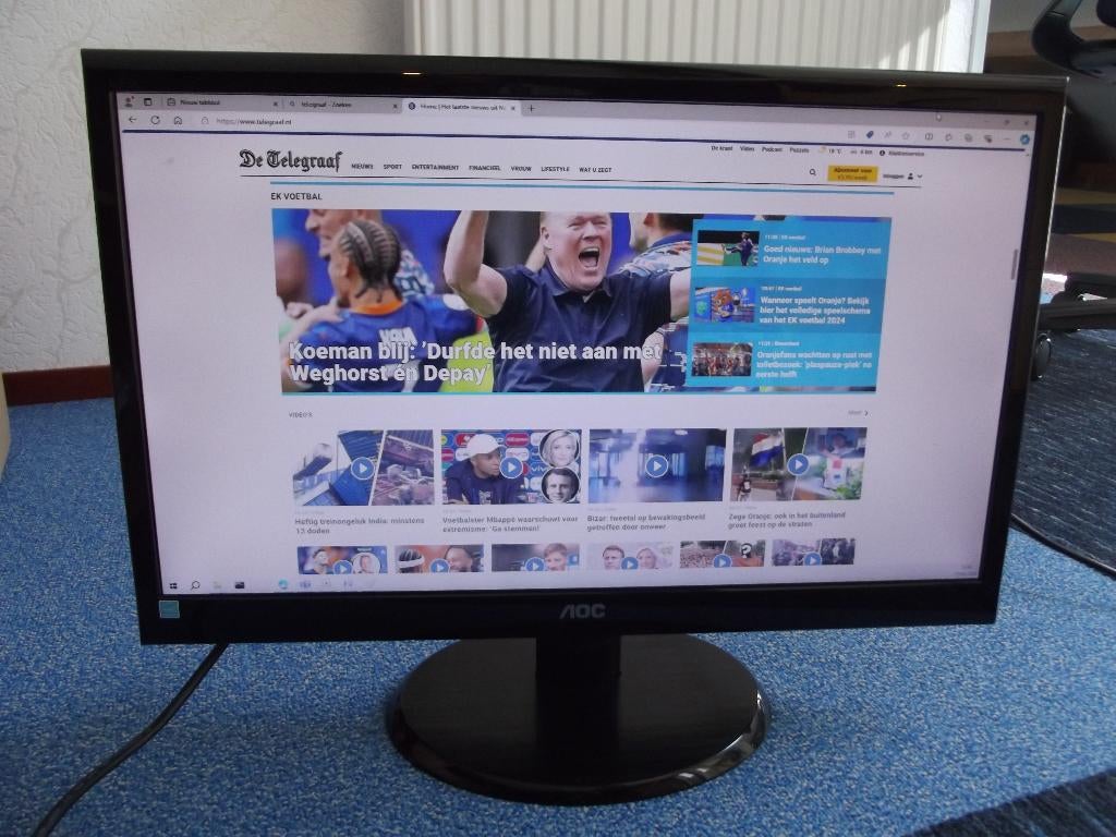 AOC Monitor/ Beeldscherm 21", Computers en Software, Monitoren, Ophalen, Gebruikt, AOC, Overige typen