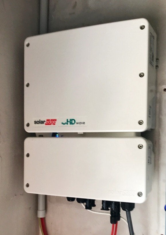 SolarEdge omvormer en Inline Three Phase Energiemeter, Bricolage & Construction, Enlèvement, Comme neuf, Système complet
