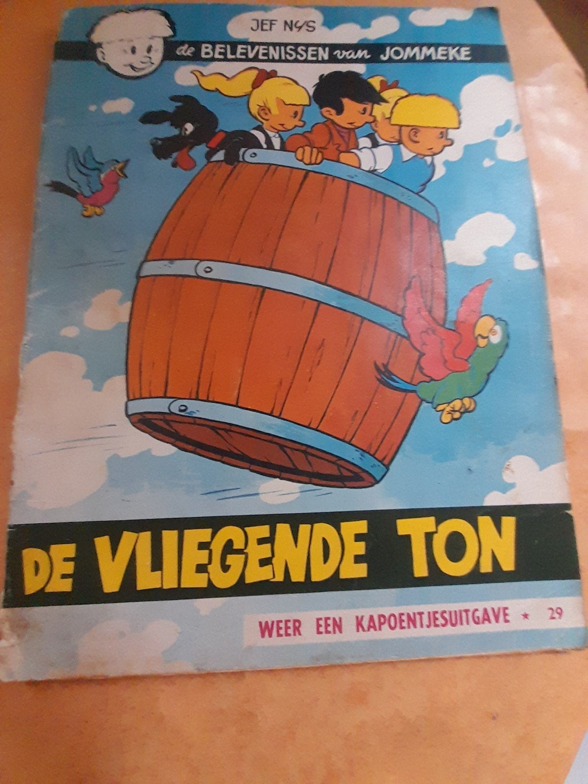 Strip Jommeke De vliegende ton. Eerste druk, Boeken, Stripverhalen, Ophalen