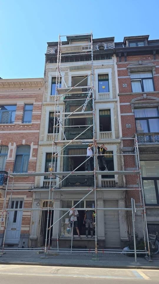 échafaudage à louer - KLIMMAX -10% remise, Enlèvement, Comme neuf, Échafaudage de façade, 5 mètres de hauteur ou plus