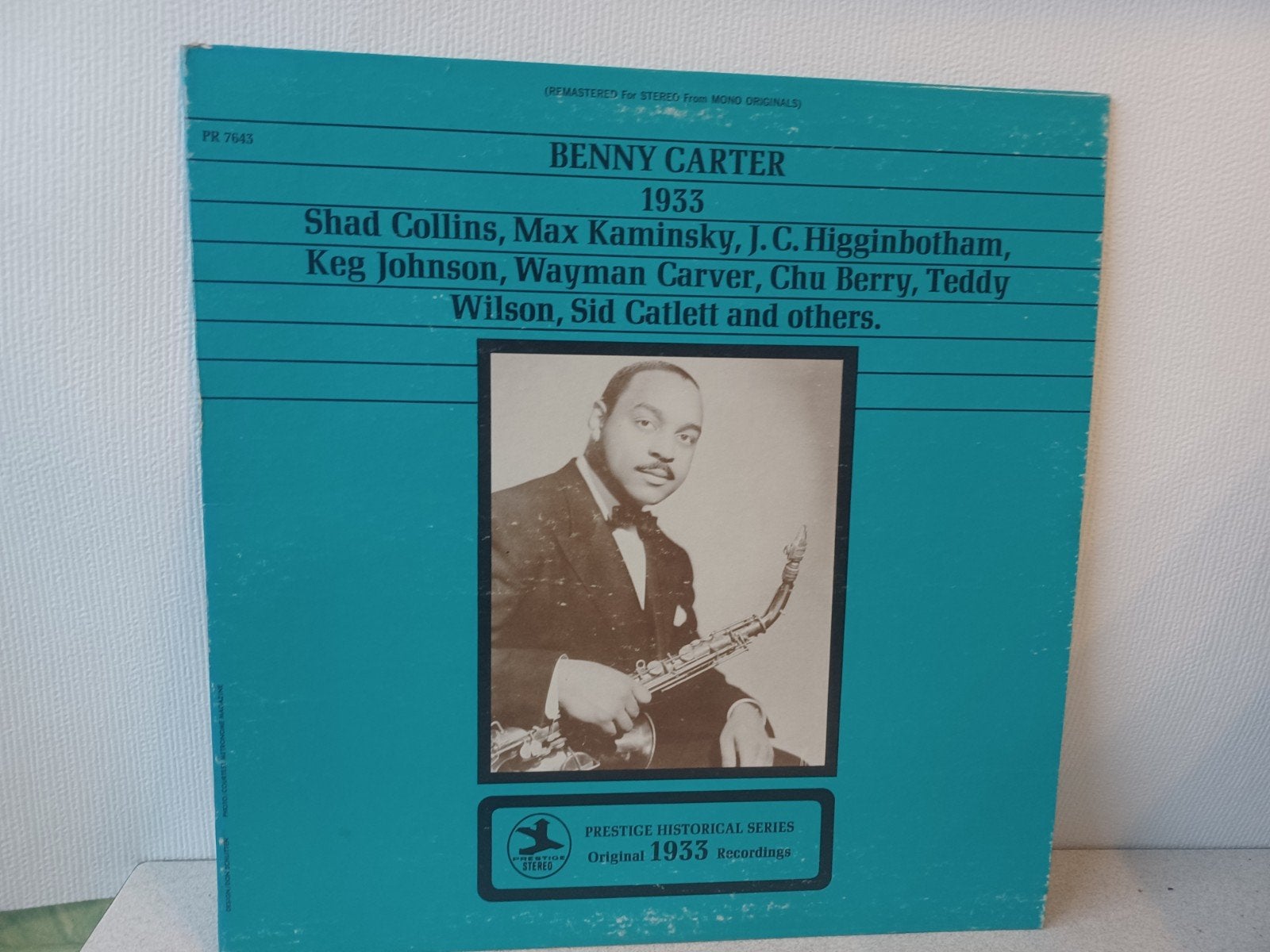 Jazz Lp Prestige Benny Carter, CD & DVD, Enlèvement ou Envoi, Jazz, LP