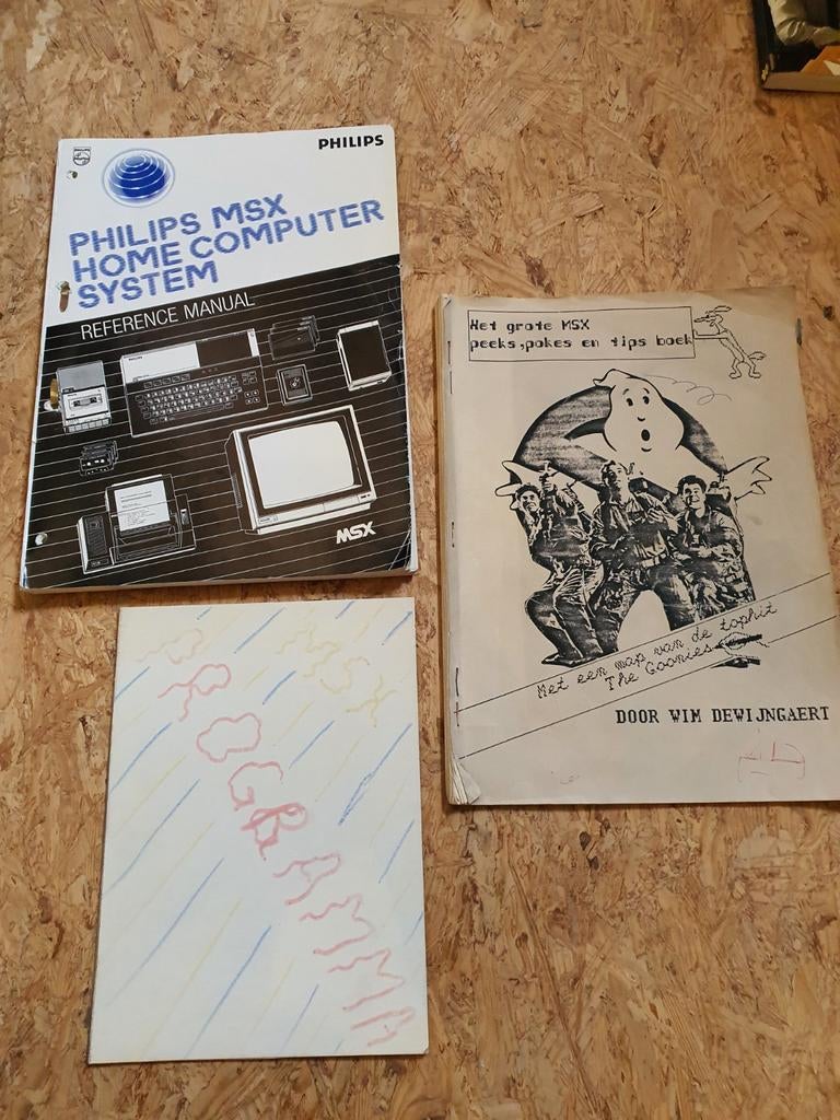 Msx 80s werkboeken, Informatique & Logiciels, Ordinateurs Vintage, Enlèvement