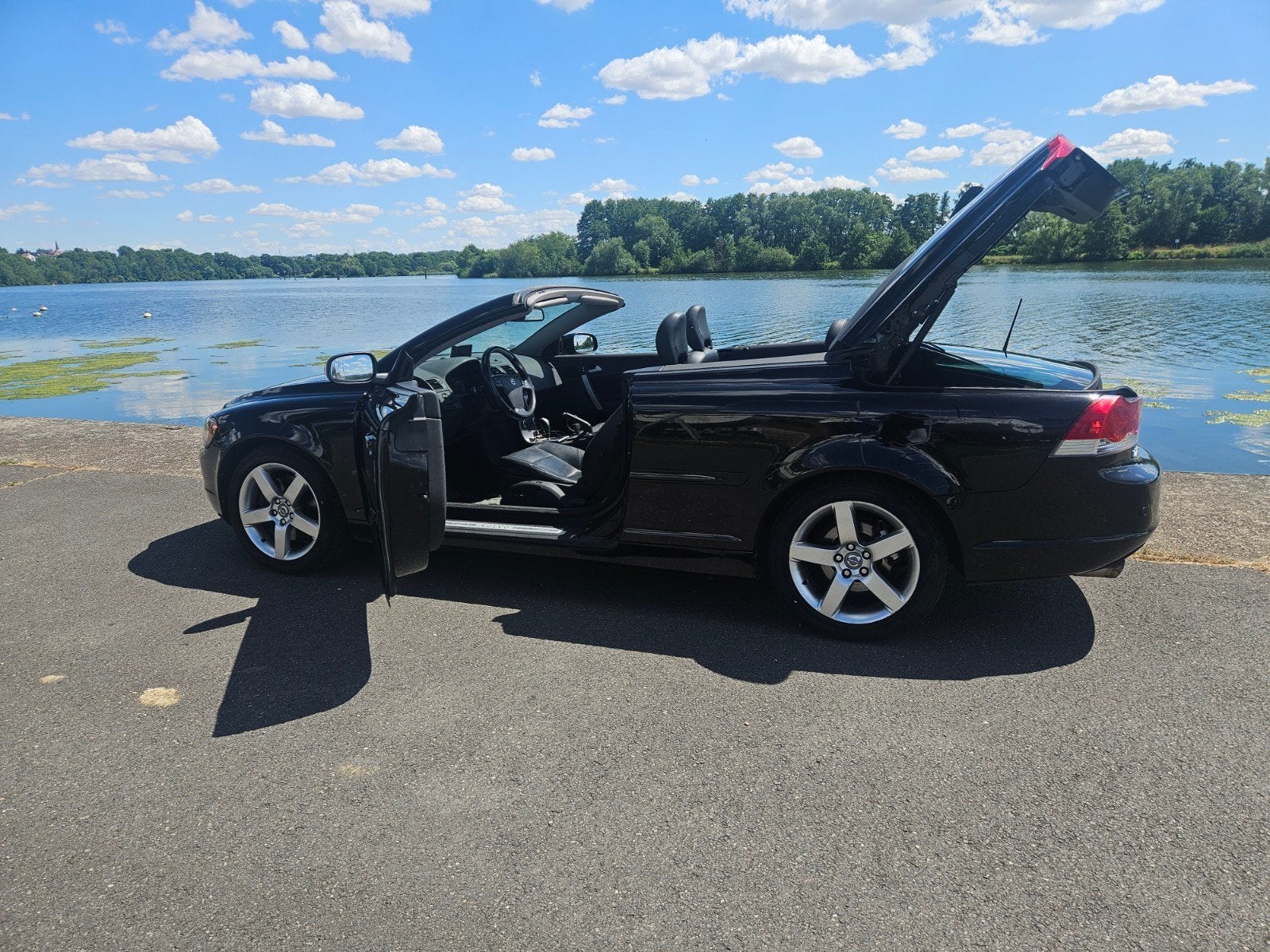 Volvo C70 2.4D geatronic cabriolet, Cuir, Cabriolet, Carnet d'entretien, Diesel