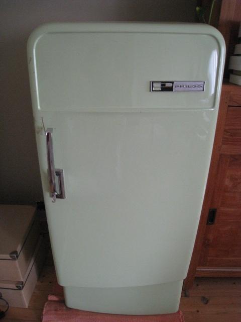 Philco jaren 50 ijskast, merk Philco, Type B585, Enlèvement