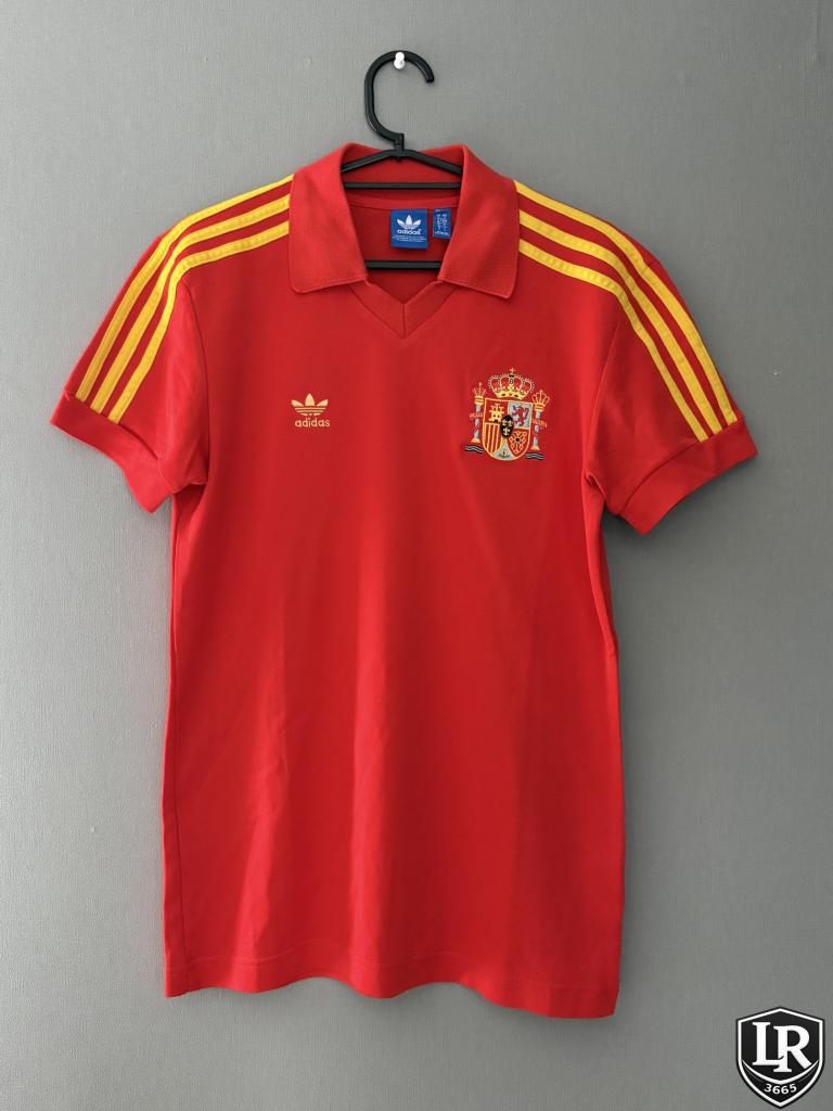 Spain 1982 retro shirt, Collections, Articles de Sport & Football, Comme neuf, Maillot, Envoi