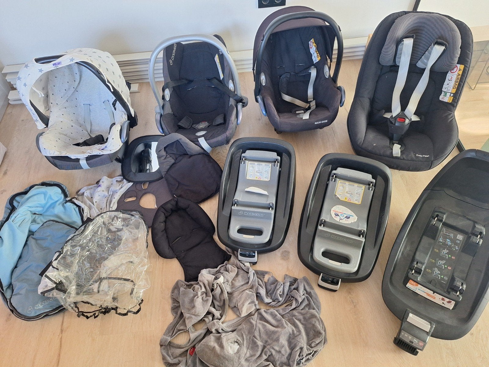 groot pakket maxi cosi isofix autostoel, Kinderen en Baby's, Ophalen, Gebruikt, Maxi-Cosi, Isofix