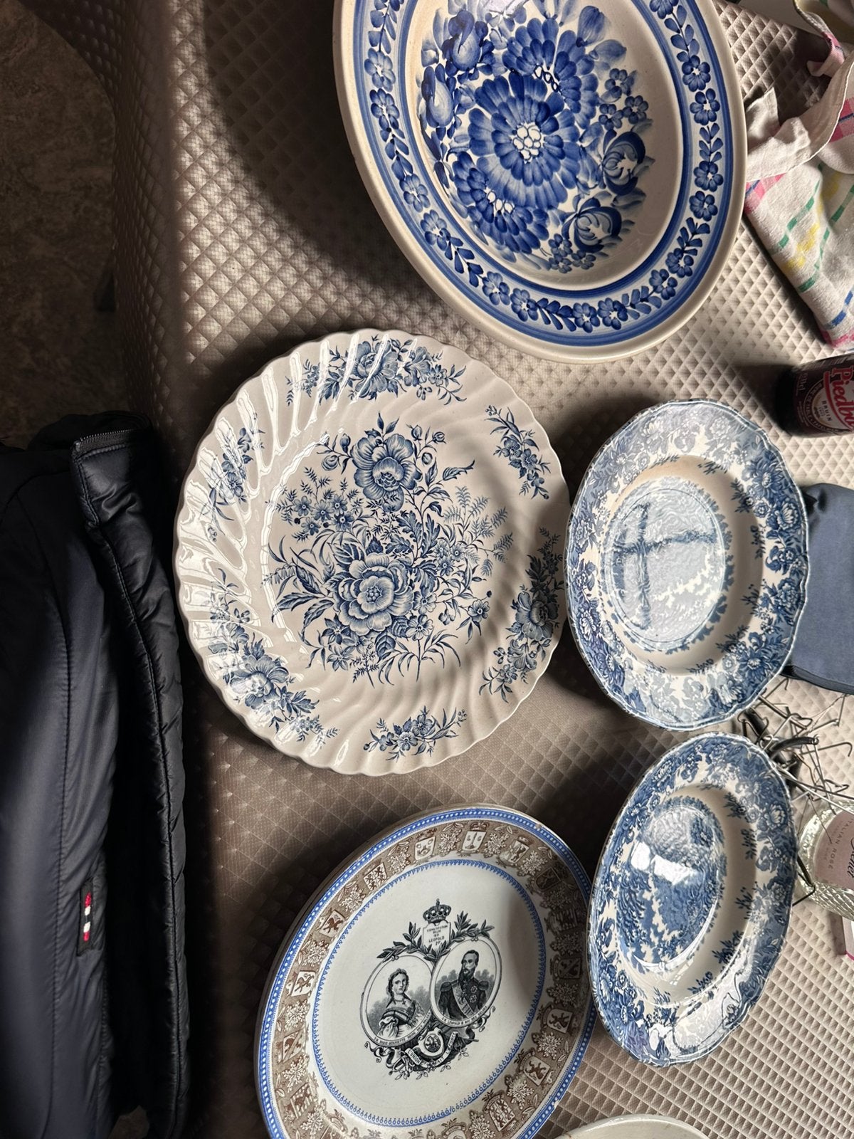Handgeschilderde borden, Antiquités & Art, Enlèvement