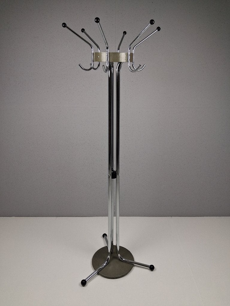 Vintage Tubax Kapstok, Jaren 70, Ophalen, Gebruikt, Metaal, Staande kapstok