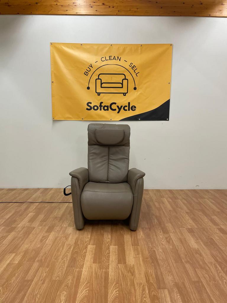 Hukla elektr relaxfauteuil met sta-op functie – SofaCycle, Huis en Inrichting, Fauteuils, Ophalen of Verzenden, Zo goed als nieuw