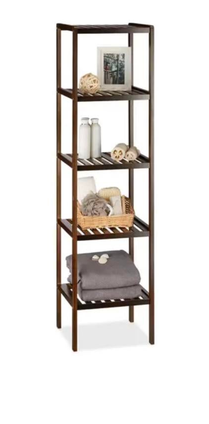 2 Etageres et 1 tabouret Muskan Ikea - brun - neuf, 25 à 50 cm, Enlèvement ou Envoi, Comme neuf, Moins de 50 cm