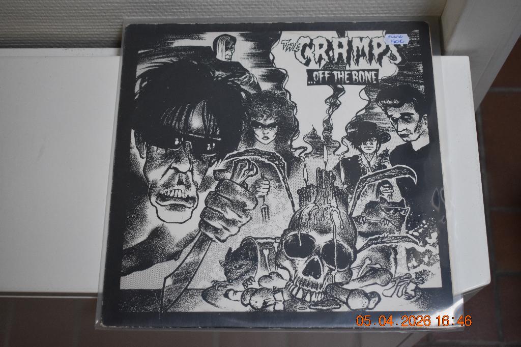 LP : The Cramps - Off the bone (Punk), Cd's en Dvd's, Vinyl | Overige Vinyl, Beschermende buitenhoes, Ophalen of Verzenden, Gebruikt