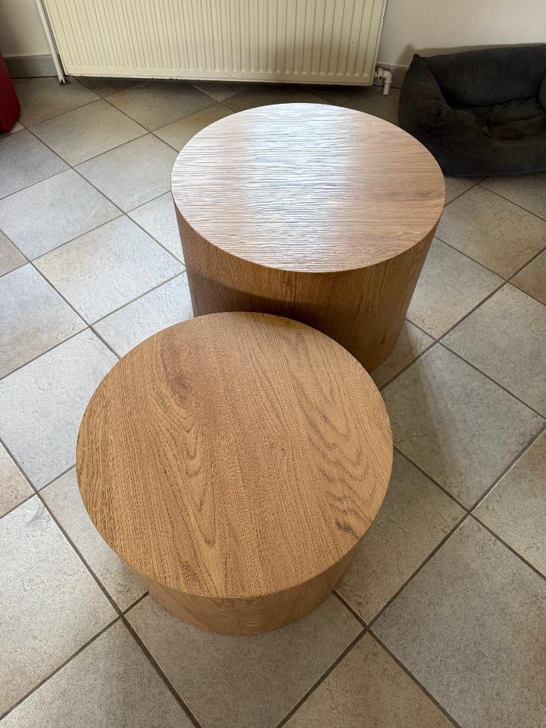 tables salon, Maison & Meubles, Neuf, Moins de 50 cm, Rond, Enlèvement