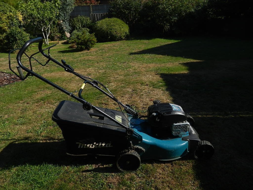 tondeuse MAKITA thermique 46 cm 163 cc, Enlèvement, Utilisé