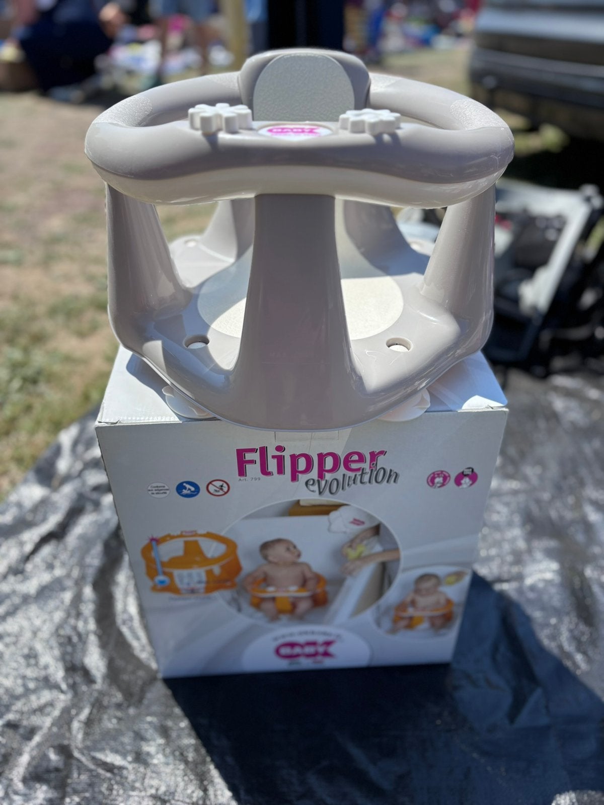 Flipper siège bain bébé, Enlèvement, Comme neuf