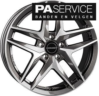 Nieuw 18 inch Antraciet Borbet Mini F66 zomerset incl Hankoo, Neuf, Pneus et Jantes, 215 mm, Pneus été