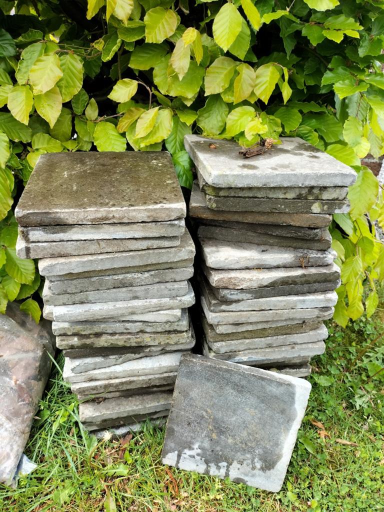 Blauwe tegels 44 stuks, Ophalen