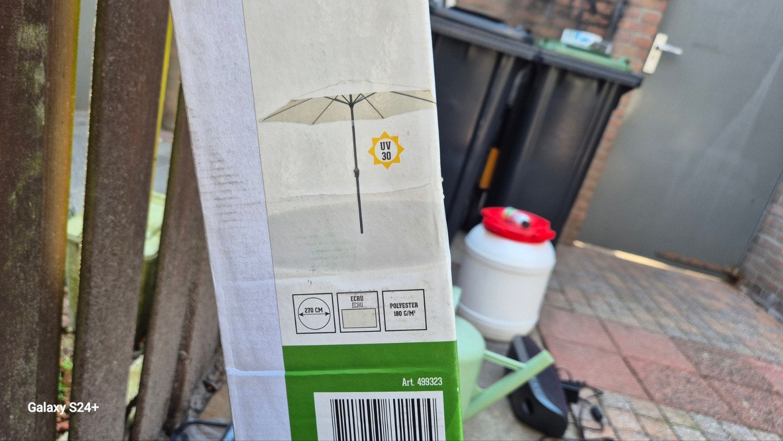 2 x parasol à vendre séparément, Jardin & Terrasse, Parasols, Enlèvement ou Envoi, Neuf, Autres types