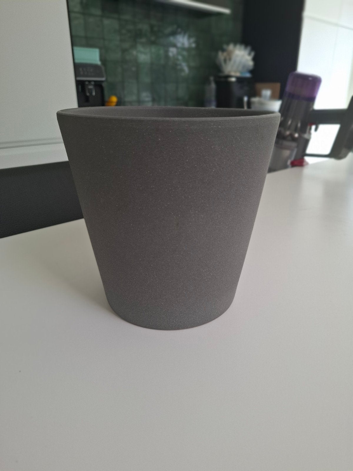 Pot de fleurs élégant anthracite/gris, Jardin & Terrasse, Enlèvement ou Envoi