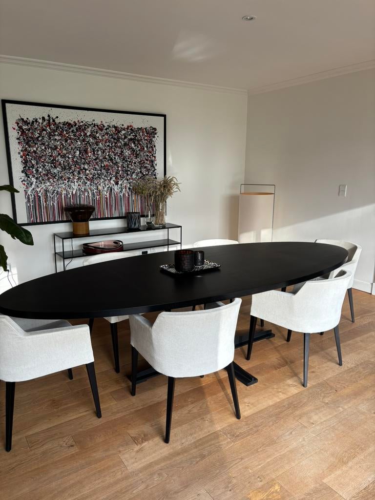 Table à manger en chêne, Maison & Meubles, Enlèvement ou Envoi, Chêne