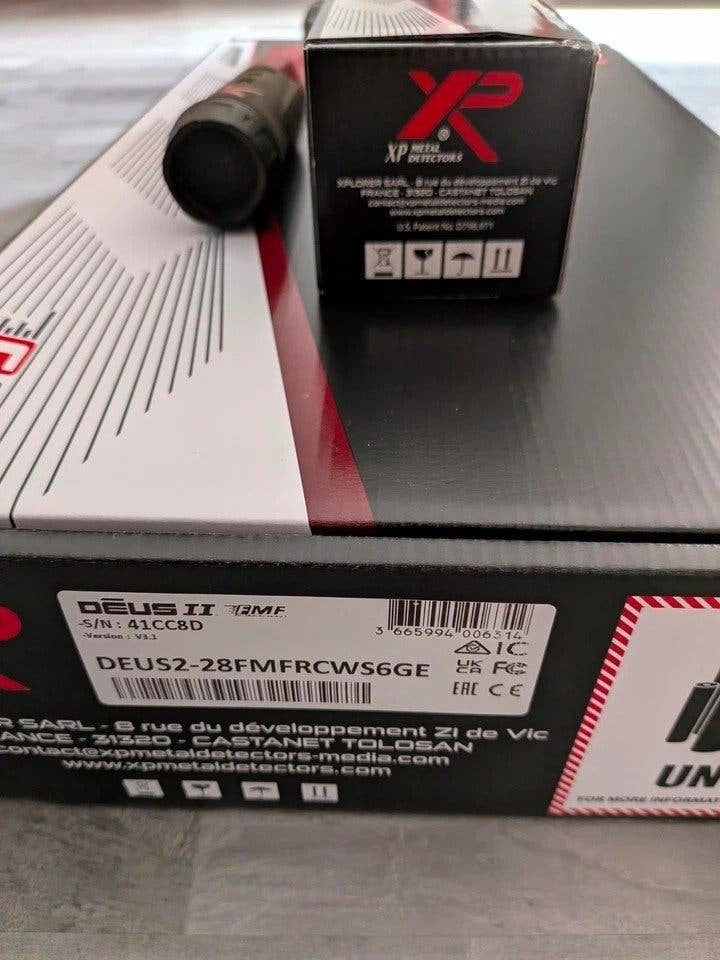 XP DEUS II 28 FMF Metaaldetector Set met afstandsbediening,, Hobby en Vrije tijd, Ophalen of Verzenden, Nieuw, XP