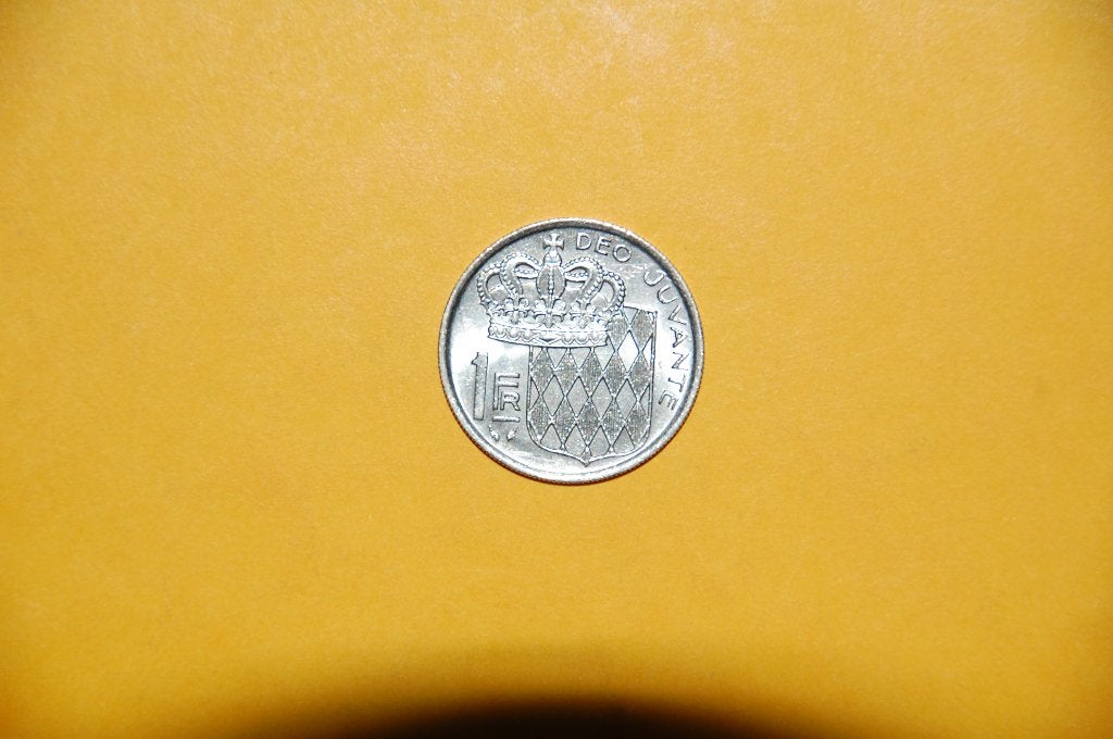 MONACO : 1 Franc 1975 in prachtige staat, Postzegels en Munten, Munten | Europa | Niet-Euromunten, Losse munt, Verzenden